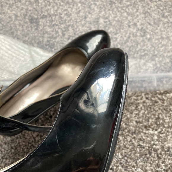 Black heels with straps. Pointed. Size 5 - Picture 7 of 8